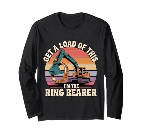 Get A Load of This I'm The Ring Bearer Cute Son Boy - Langarmshirt Get A Load of This I'm The Ring Bearer Cute Son Boy - Langarmshirt von Sohn Boy Hochzeitsaufgaben