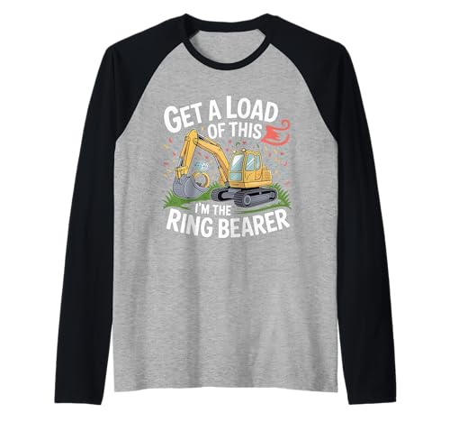 Get A Load of This I'm The Ring Bearer Cute Son Boy - Raglan Get A Load of This I'm The Ring Bearer Cute Son Boy - Raglan von Sohn Boy Hochzeitsaufgaben