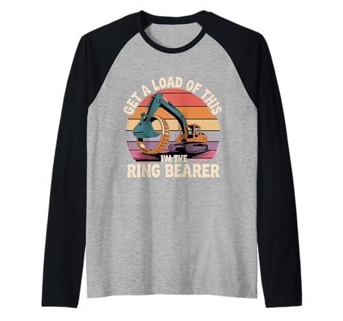 Get A Load of This I'm The Ring Bearer Cute Son Boy - Raglan Get A Load of This I'm The Ring Bearer Cute Son Boy - Raglan von Sohn Boy Hochzeitsaufgaben