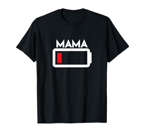 Mama Batterie Baby Partnerlook Partner Outfit Look T-Shirt von Sohn Tochter Mutter Mama Papa Idee Geschenk Spruch
