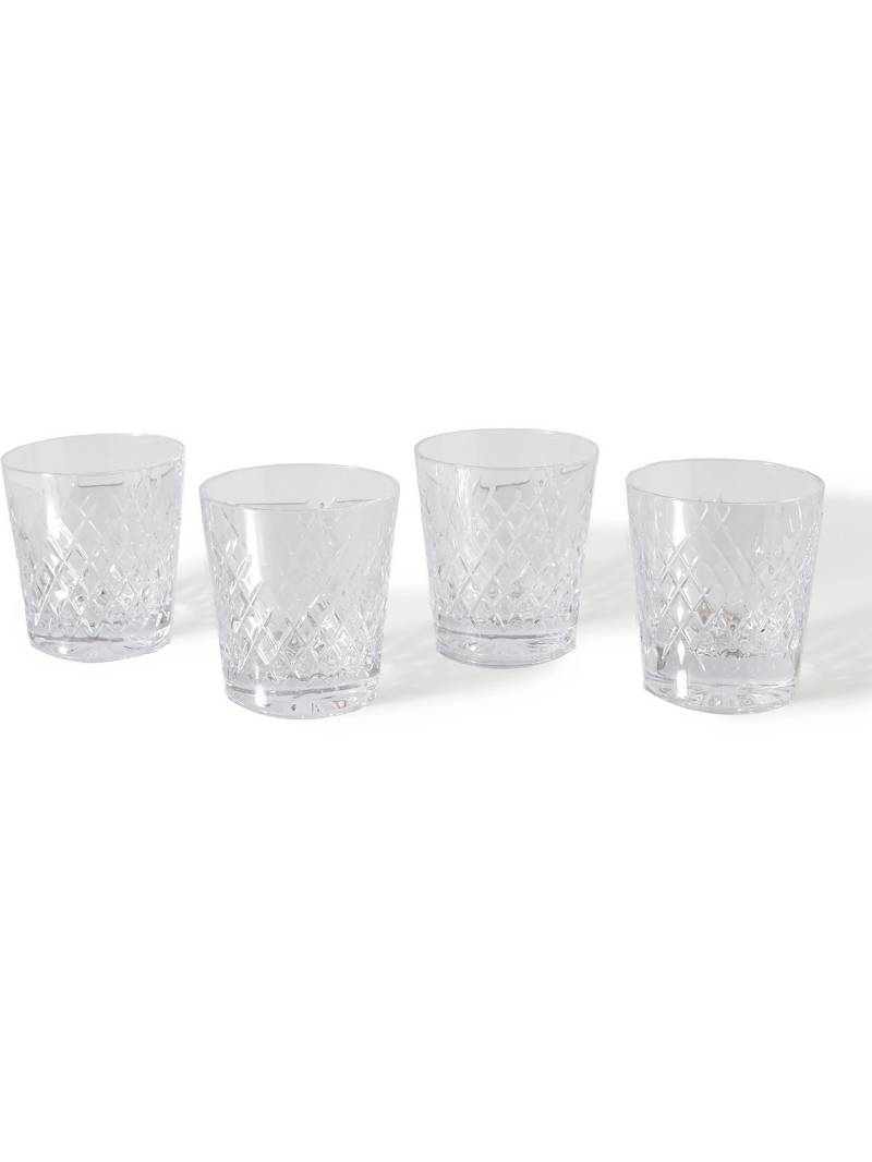 Soho Home - Barwell Set of Four Crystal Rocks Glasses - Men - Neutrals von Soho Home