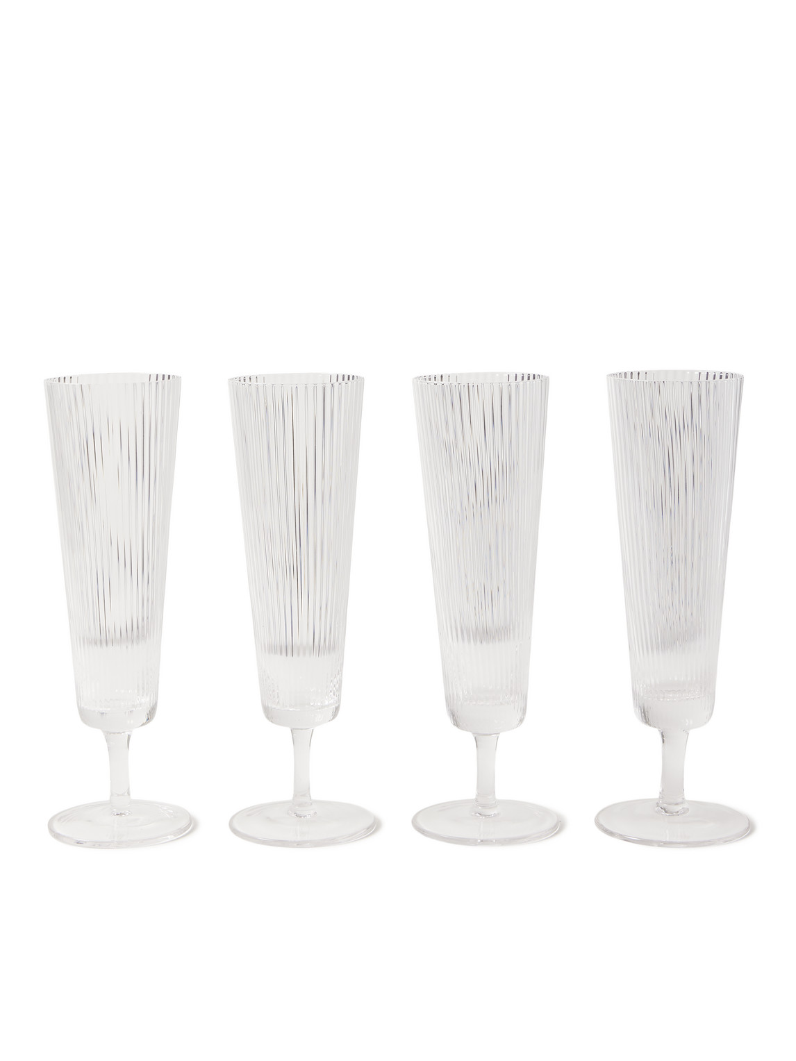 Soho Home - Set of Four Champagne Flutes - Men - Neutrals Soho Home - Set of Four Champagne Flutes - Men - Neutrals von Soho Home