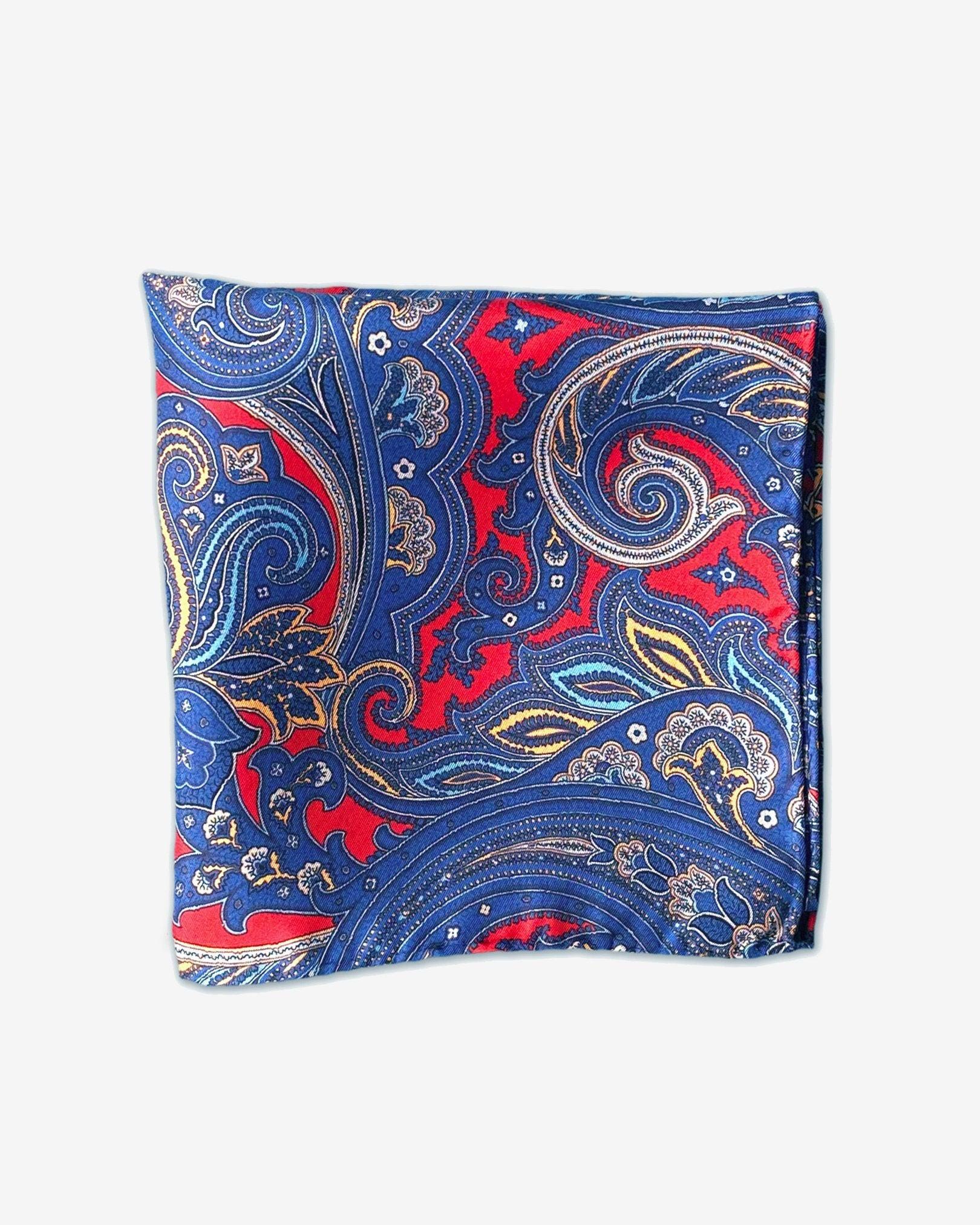 Herren Einstecktuch Aus Seide Mit Paisley Muster - The Oxford von SohoScarvesStore