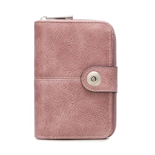 Soiftra Geldtasche Damen Klein,Portemonnaie mit Kartenfächer und Großes Zipper Münzfach Geldbörse Damen mit RFID Blockierung PU Leder Mehreren Fächern von Soiftra