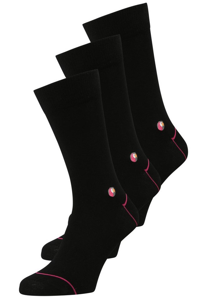 Sokid Socken Set 4 3er Pack (3-Paar) mit Logo Stickerei von Sokid