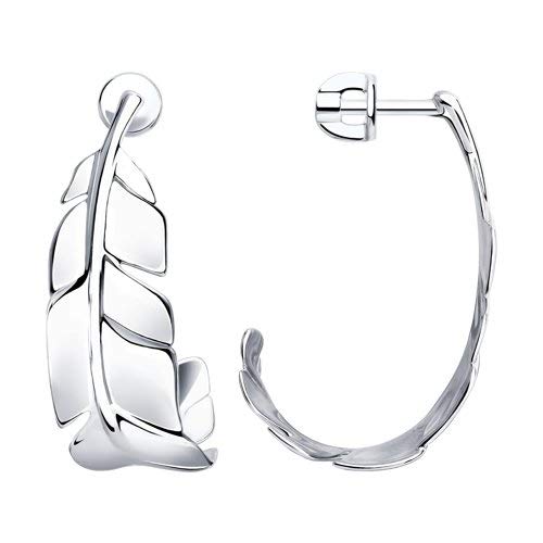 Ohrringe Ohrstecker Feder 925 Sterling Silber Echtschmuck bei Secretforyou von Sokolov