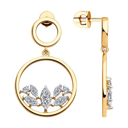 Damen Ohrringe aus 925 Sterling Silver Silber mit Perlen und Zirkonia Steinen bei Secretforyou von Sokolov