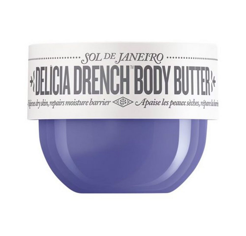 Sol de Janeiro Körpercreme Sol de Janeiro Delícia Drench Body Butter 75 ml, Nährende Körperbutter mit Hibiskus & Pflegekomplex von Sol de Janeiro