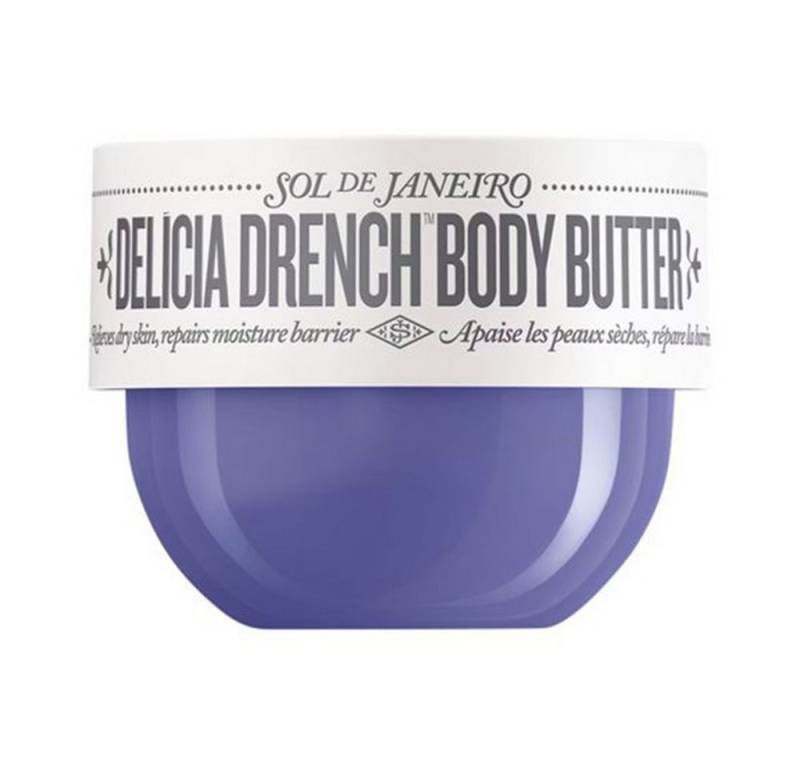 Sol de Janeiro Körpercreme Sol de Janeiro Delícia Drench Body Butter 75 ml, Nährende Körperbutter mit Hibiskus & Pflegekomplex von Sol de Janeiro
