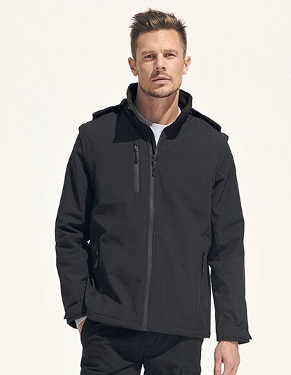 Sol's Softshell - Systemjacke 3 in 1 Wasserabweisend und Atmungsaktiv von Sol's