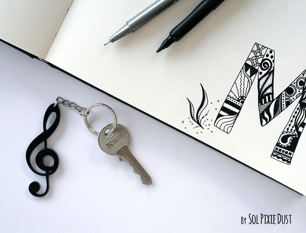 Schlüsselanhänger - Sol Music Key Schlüsselanhänger - Sol Music Key von SolPixieDust