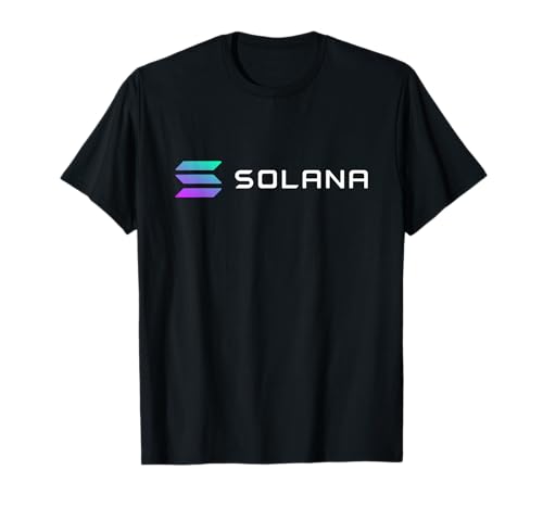 Solana Blockchain Shirt Co Damen Solana Krypto T-Shirt Schwarz S Klassisch Logo T-Shirt Solana Blockchain Shirt Co Damen Solana Krypto T-Shirt Schwarz S Klassisch Logo T-Shirt von Solana Blockchain Shirt Co