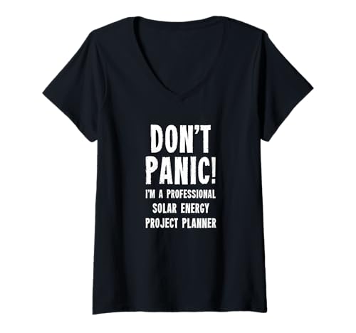 Damen Projektplaner für Solarenergie T-Shirt mit V-Ausschnitt Damen Projektplaner für Solarenergie T-Shirt mit V-Ausschnitt von Solar Project Planning T-Shirts & Gifts