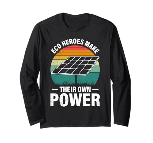 PV Anlage BESTE MÄNNER MACHEN STROM SELBST Lustig Öko Langarmshirt PV Anlage BESTE MÄNNER MACHEN STROM SELBST Lustig Öko Langarmshirt von Solar Shirt PV Anlage Solarenergie Ökostromhelden