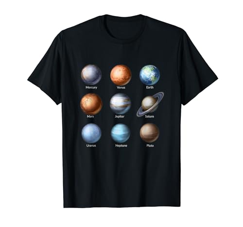 Sonnensystem T-Shirt, Solar Kinder, Sonnensystem Mädchen Frauen T-Shirt Sonnensystem T-Shirt, Solar Kinder, Sonnensystem Mädchen Frauen T-Shirt von Solar system shirt for kids, solar system for men