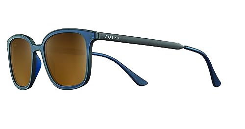 SOLAR Unisex Chester Sunglasses, Dunkelblau, One Size von Solar