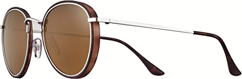 Solar Damen Silber sonnenlasses, Braune Schildkröte, One Size von Solar