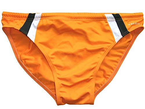 Solar Schwimmhose Badehose Slip Functional Fashion orange/schwarz/Weiss, Gr. 3 (XS) von Solar