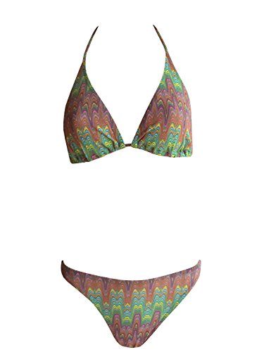 Solar Tan Thru Neckholder-Bikini grün, Gr. 38 B-Cup von Solar