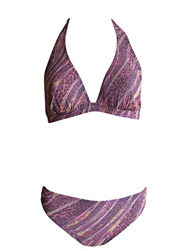 Solar Tan Thru Neckholder-Triangel-Bikini rot, Gr. 46 B-Cup von Solar