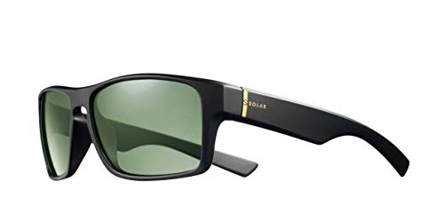 Solar Wesley Sunglasses, Schwarz, 3.00 Strength Men's, Schwarz von Solar