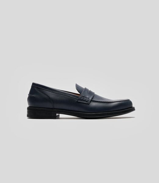 Solari Milano Veganer Penny Loafer Blau - Herren von Solari Milano
