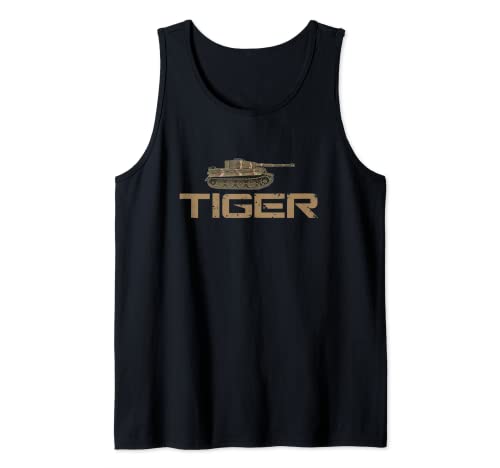 Soldaten Streitkräfte Männer in Uniform Tarnung Tiger-Panzer Tank Top von Soldat Streitkräfte Soldat Tiger Panzer Geschenke
