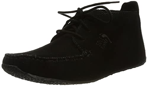 Sole Runner Damen Chenoa Lammfell Mokassin, Black, 37 EU von Sole Runner