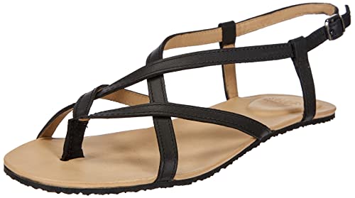 Sole Runner Damen Rhea Flache Sandale, Black, 38 EU Sole Runner Damen Rhea Flache Sandale, Black, 38 EU von Sole Runner