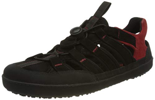 Sole Runner Unisex FX Trainer Sandale Sportsandale, Black/Red, 44 EU X-Weit von Sole Runner