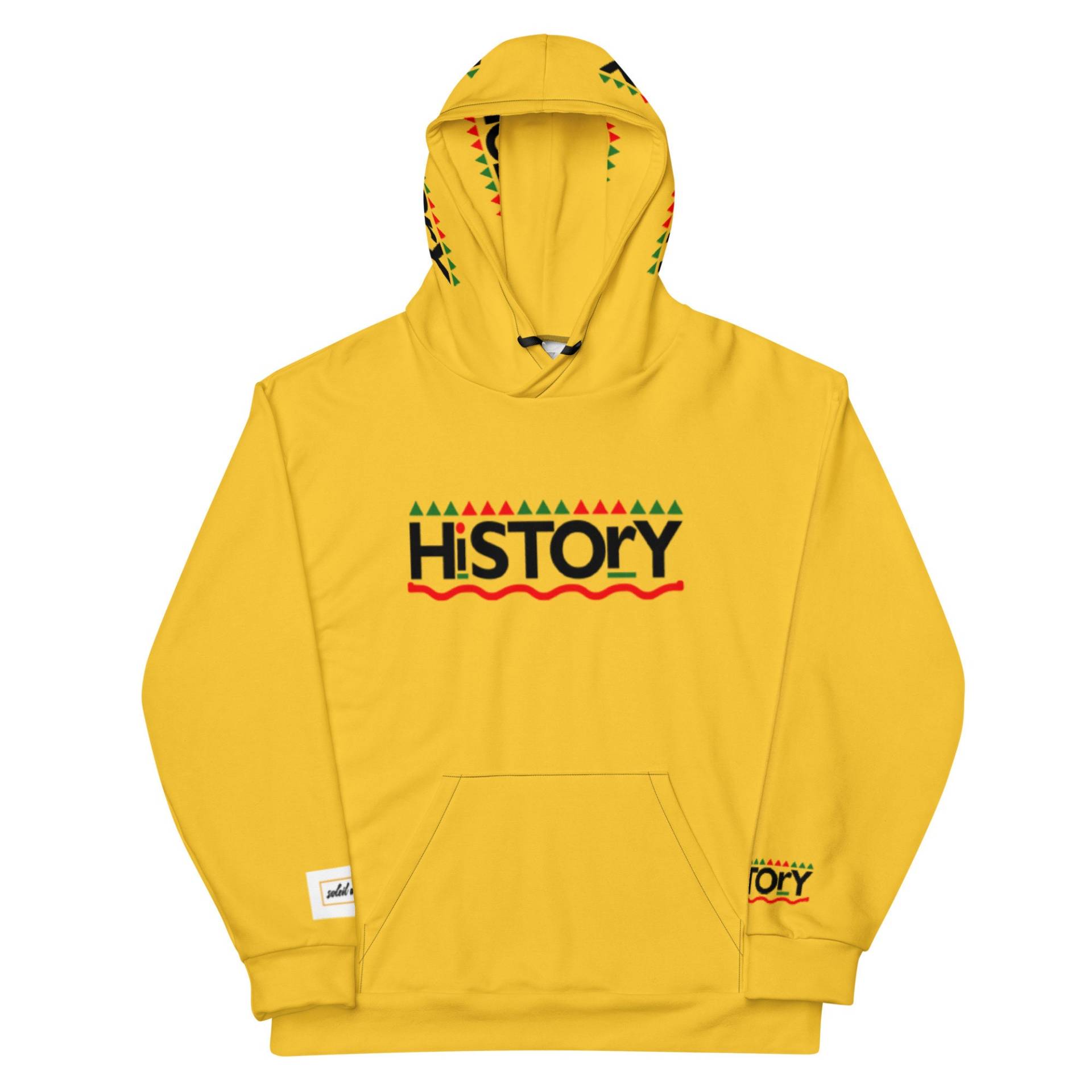 Neu History Hoodie - Gelb | Erwachsene Unisex All-Over Print Schwarze Koordinaten Martin Sitcom Inspiriert Motivierende Inspirierende Neu History Hoodie - Gelb | Erwachsene Unisex All-Over Print Schwarze Koordinaten Martin Sitcom Inspiriert Motivierende Inspirierende von SoleilAF