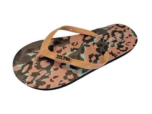 Solema Slip-on Strand Pool Mode Flip Flops Slide Sandalen Hausschuhe Schuhe, Damen, Panther, EU 40 von Solema