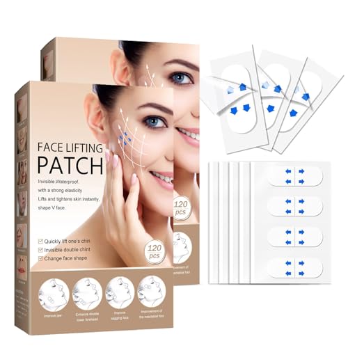 240 Stück Face Lifting Tape, Unsichtbares Face Tape Lifting Gesicht, Anti Falten Pflaster & Schlupflider Tapes, V-Line Facelifting Aufkleber gegen Doppelkinn, Zornesfalte Pflaster gegen Schlaffe Haut 240 Stück Face Lifting Tape, Unsichtbares Face Tape Lifting Gesicht, Anti Falten Pflaster & Schlupflider Tapes, V-Line Facelifting Aufkleber gegen Doppelkinn, Zornesfalte Pflaster gegen Schlaffe Haut von Soleneva