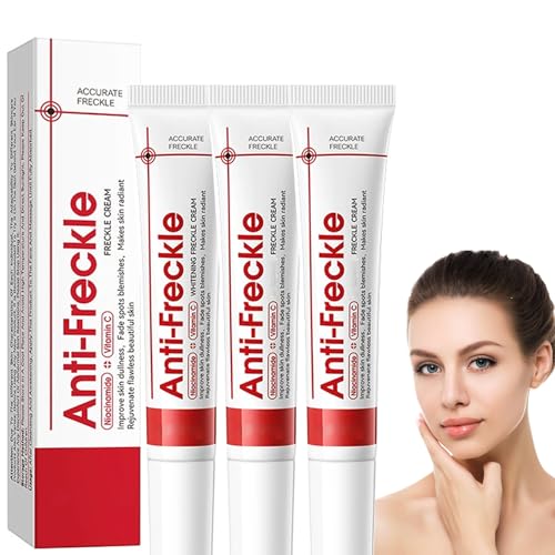 Soleneva 3 Stück Anti Freckle, Gegen Pigmentflecken & Altersflecken, Anti Aging Creme für Frauen, Gesichtscreme Damen zur und Faltenreduzierung, Altersflecken Entfernen Facial Treatment von Soleneva