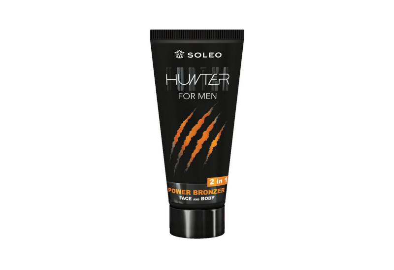 Soleo Selbstbräunungslotion Hunter, 2-in-1 Bronzer, Maskuliner Duft von Soleo