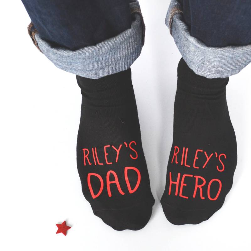 Personalisierte Helden Papa Socken | Vatertag Für Und Held Von Den Kindern Unvergessliche Vatertagsgeschenke von Solesmith