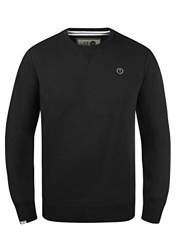Solid Benn O-Neck Herren Sweatshirt Pullover Pulli Mit Rundhalsausschnitt, Größe:S, Farbe:Black (9000) von Solid