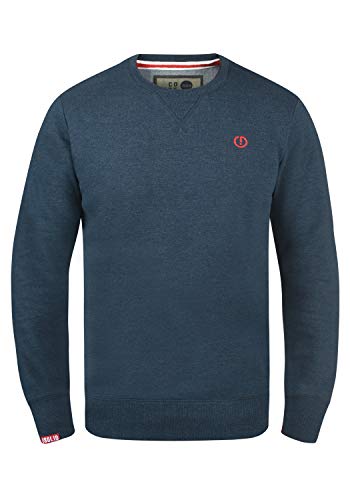 Solid Benn O-Neck Herren Sweatshirt Pullover Pulli Mit Rundhalsausschnitt, Größe:S, Farbe:Insignia Blue Melange (8991) von Solid