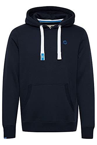 SOLID SDBennHood Herren Kapuzenpullover Hoodie Pullover mit Kapuze Kordelzug Kängurutasche Rippbündchen Label-Details Baumwollmischung Regular fit, Größe:M, Farbe:Insignia Blue (1991) von !Solid