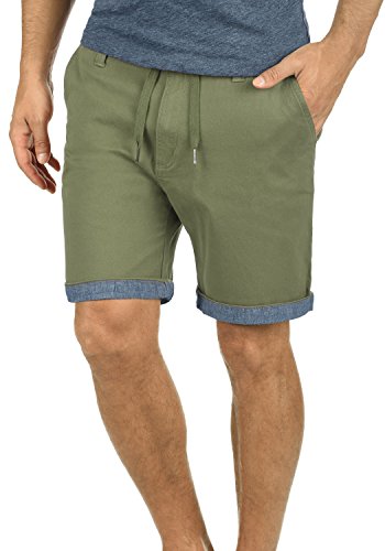 !Solid Lagoa Herren Chino Shorts Bermuda Kurze Hose Mit Kordel Aus Stretch-Material Regular Fit, Größe:L, Farbe:Dusty Oliv (3784) von !Solid