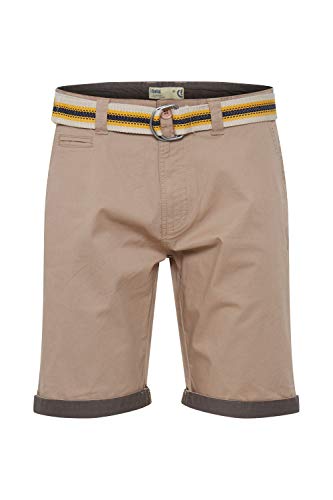!Solid SDLagos Herren Chino Shorts Bermuda Kurze Hose mit Gürtel und Stretch Regular Fit, Größe:L, Farbe:Dune (5409) von !Solid