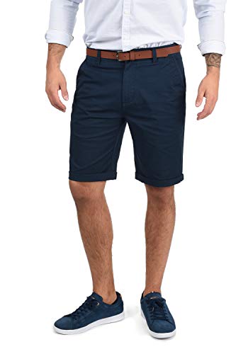 Solid SDMontijo Chino Shorts Bermuda Kurze Hose mit Gürtel und Stretch, Größe:M, Farbe:Insignia Blue (1991) von Solid