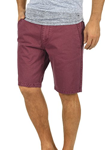 !Solid Pinhel Herren Chino Shorts Bermuda Kurze Hose Aus 100% Baumwolle Regular Fit, Größe:XL, Farbe:Wine Red (0985) von !Solid