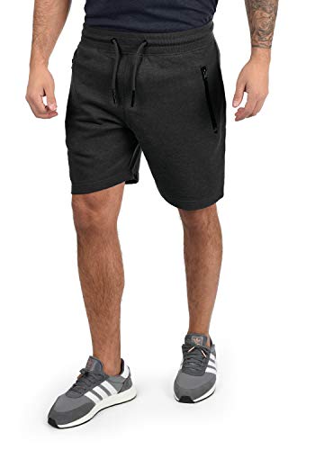 Solid Taras Herren Sweatshorts Kurze Hose Jogginghose Mit Verschließbaren Eingriffstaschen Und Kordel Regular Fit, Größe:XL, Farbe:Dark Grey Melange (8288) von Solid