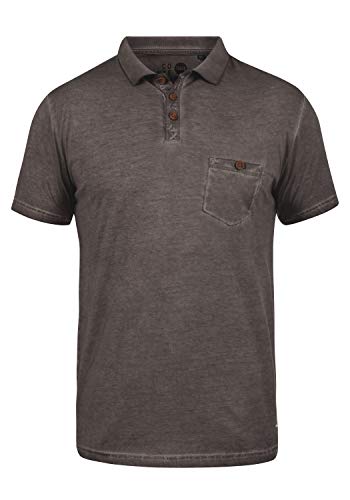 Solid Termann Herren Poloshirt Polohemd T-Shirt Shirt Mit Polokragen Aus 100% Baumwolle, Größe:S, Farbe:Coffee Bean (5973) von Solid