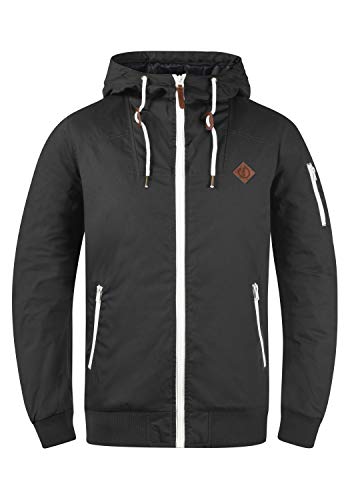 !Solid SDTilly Herren Übergangsjacke Herrenjacke Jacke mit Kapuze Reißverschlusstaschen Regular fit, Größe:M, Farbe:Dark Grey (2890) von !Solid