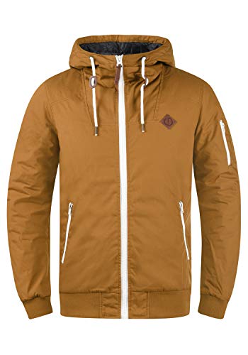!Solid SDTilly Herren Übergangsjacke Herrenjacke Jacke mit Kapuze Reißverschlusstaschen Regular fit, Größe:XL, Farbe:Cinnamon (5056) von !Solid