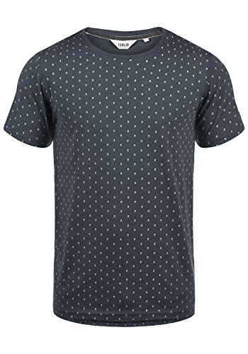 Solid Aaron Herren T-Shirt Kurzarm Shirt Mit Rundhals-Ausschnitt Und All-Over-Print, Größe:XL, Farbe:Insignia Blue Melange (8991) von Solid