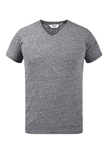 Solid Alarus Herren T-Shirt Kurzarm Shirt mit V-Ausschnitt, Größe:XL, Farbe:Insignia Blue Melange (8991) von Solid