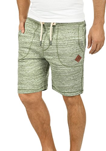 !Solid Aris Herren Sweatshorts Kurze Hose Jogginghose Mit Melierung Und Kordel Regular Fit, Größe:3XL, Farbe:Ivy Green (3797) von !Solid